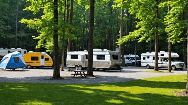 Sélection des campings en bord de lac : activités et équipements